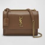 Saint Laurent Sunset Medium YSL Crossbody Bag in Smooth Leather