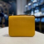 Hermès Jaune Amber and Rose Lipstick Constance 18 Verso Veau Evercolor Palladium Hardware - Image 3