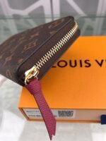 Louis Vuitton Monogram Canvas Clemence Wallet M60742 Fuchsia - Image 6