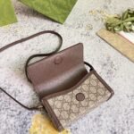 GUCCI Cherry Print Mini Bag In Beige - Image 8