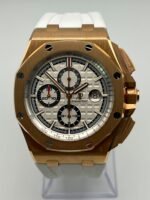 Audemars Piguet Royal Oak Offshore 26408OR.OO.A010CA.01.99 Chronograph Rose Gold White Dial - Image 2